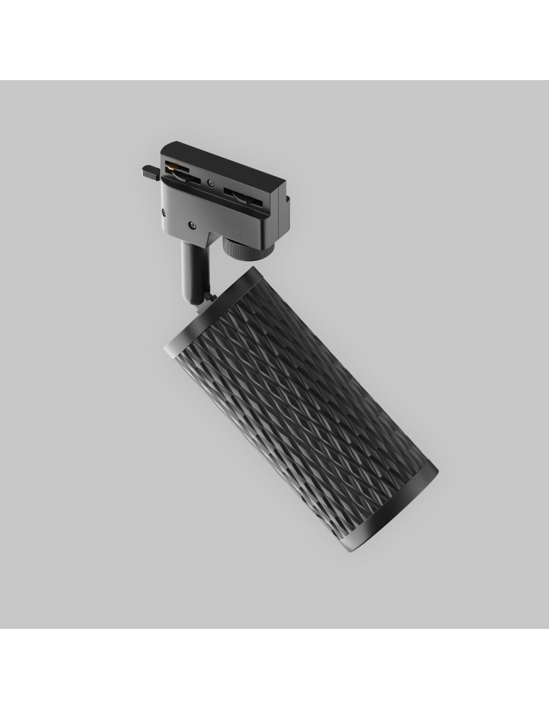 Lamps for 1 phase busbars - Maytoni Focus Design UNITY 1xGU10 10W Black TR011-1-GU10-B Single Circuit Rail Spotlight. - product kolory-swiatla.pl 6