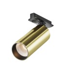Lamps for 1 phase busbars - Maytoni Focus LED Spotlight for UNITY LED Single Circuit Rail 12W 900lm 3000K Brass TR021-1-12W3K-W-BBS - product 1
