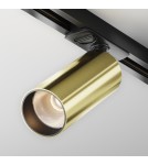 Lamps for 1 phase busbars - Maytoni Focus LED Spotlight for UNITY LED Single Circuit Rail 12W 900lm 3000K Brass TR021-1-12W3K-W-BBS - product 5
