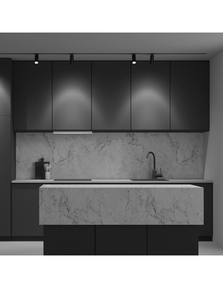 Lamps for 1 phase busbars - Maytoni Focus LED Spotlight for UNITY LED Single Circuit Rail 12W 900lm 3000K Black TR021-1-12B3K-W-B - product kolory-swiatla.pl 7