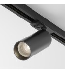 Lamps for 1 phase busbars - Maytoni Focus LED Spotlight for UNITY LED Single Circuit Rail 12W 900lm 3000K Black TR021-1-12B3K-W-D-B - product 1