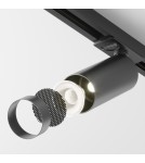 Lamps for 1 phase busbars - Maytoni Focus LED Spotlight for UNITY LED Single Circuit Rail 12W 900lm 3000K Black TR021-1-12B3K-W-D-B - product 3