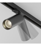 Lamps for 1 phase busbars - Maytoni Focus LED Spotlight for UNITY LED Single Circuit Rail 12W 900lm 3000K Black TR021-1-12B3K-W-D-B - product 4
