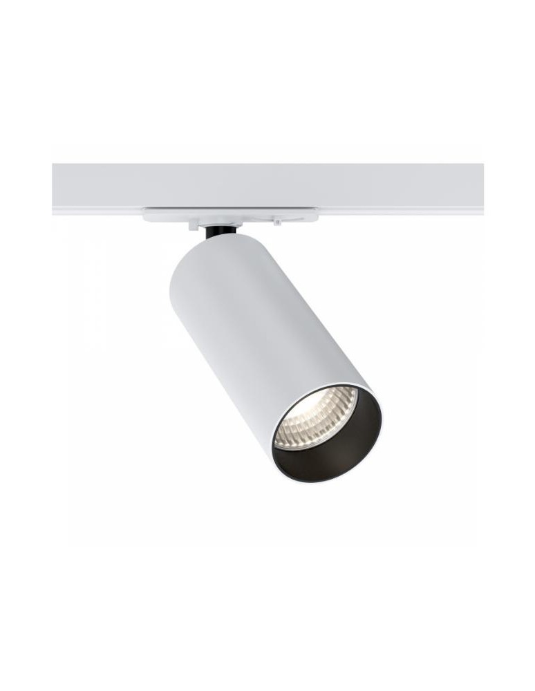 Lamps for 1 phase busbars - Maytoni Focus LED Spotlight for UNITY LED Single Circuit Rail 12W 900lm 3000K White TR021-1-12W3K-W-D-W - product kolory-swiatla.pl 1