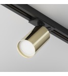 Lamps for 1 phase busbars - Maytoni Focus S Spotlight for UNITY Single-Circuit Rail 1xGU10 10W Black, Gold TR020-1-U-GU10-BG - product 1