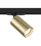 Lamps for 1 phase busbars - Maytoni Focus S Spotlight for UNITY Single-Circuit Rail 1xGU10 10W Black, Gold TR020-1-U-GU10-BG - product 2