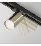 Lamps for 1 phase busbars - Maytoni Focus S Spotlight for UNITY Single-Circuit Rail 1xGU10 10W Black, Gold TR020-1-U-GU10-BG - product 4
