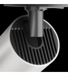 Lamps for 1 phase busbars - Maytoni Focus S Spotlight for UNITY Single-Circuit Rail 1xGU10 10W Black, Silver TR020-1-U-GU10-BS - product 2