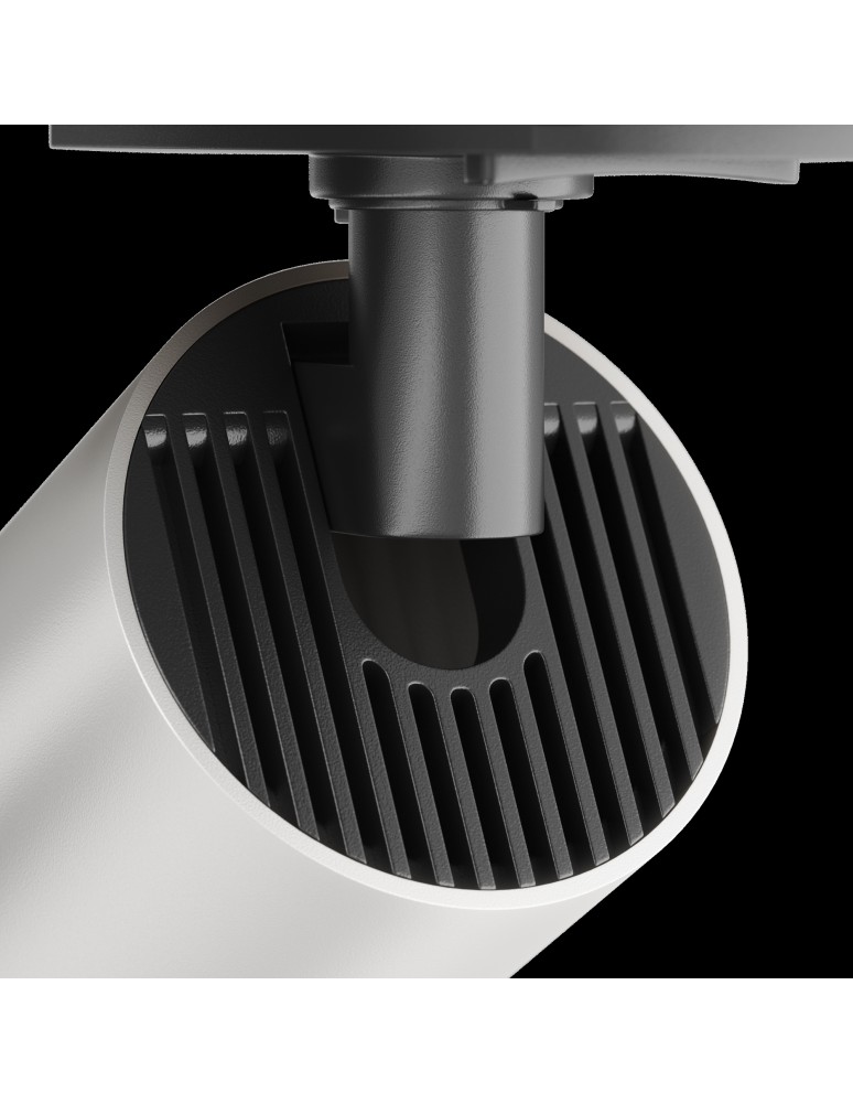 Lamps for 1 phase busbars - Maytoni Focus S Spotlight for UNITY Single-Circuit Rail 1xGU10 10W Black, Silver TR020-1-U-GU10-BS - product kolory-swiatla.pl 2