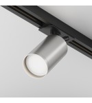 Lamps for 1 phase busbars - Maytoni Focus S Spotlight for UNITY Single-Circuit Rail 1xGU10 10W Black, Silver TR020-1-U-GU10-BS - product 3