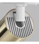 Lamps for 1 phase busbars - Maytoni Focus S Spotlight for UNITY Single-Circuit Rail 1xGU10 10W White, Gold TR020-1-U-GU10-WG - product 2