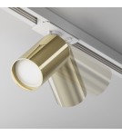 Lamps for 1 phase busbars - Maytoni Focus S Spotlight for UNITY Single-Circuit Rail 1xGU10 10W White, Gold TR020-1-U-GU10-WG - product 4