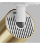 Lamps for 1 phase busbars - Maytoni Focus S Spotlight for UNITY Single-Circuit Rail 1xGU10 10W White, Gold Matte TR020-1-U-GU10-WMG - product 3