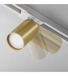 Lamps for 1 phase busbars - Maytoni Focus S Spotlight for UNITY Single-Circuit Rail 1xGU10 10W White, Gold Matte TR020-1-U-GU10-WMG - product 4