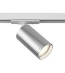 Lamps for 1 phase busbars - Maytoni Focus S Spotlight for UNITY Single-Circuit Rail 1xGU10 10W White, Silver TR020-1-U-GU10-WS - product 1