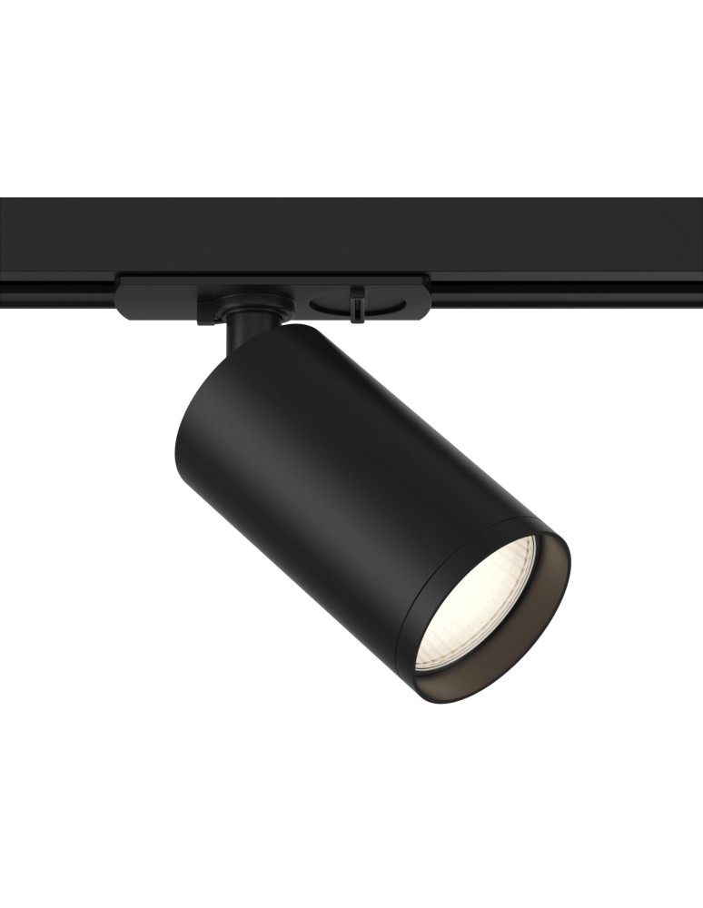 Lamps for 1 phase busbars - Maytoni Focus S Spotlight for UNITY Single Circuit Rail 1xGU10 10W Black TR020-1-GU10-B. - product kolory-swiatla.pl 3