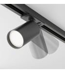 Lamps for 1 phase busbars - Maytoni Focus S Spotlight for UNITY Single Circuit Rail 1xGU10 10W Black TR020-1-GU10-B. - product 6