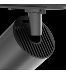 Lamps for 1 phase busbars - Maytoni Focus Zoom Spotlight for UNITY LED single circuit rail 12W 900lm 3000K Black TR021-1-12B3K-Z-B - product 3
