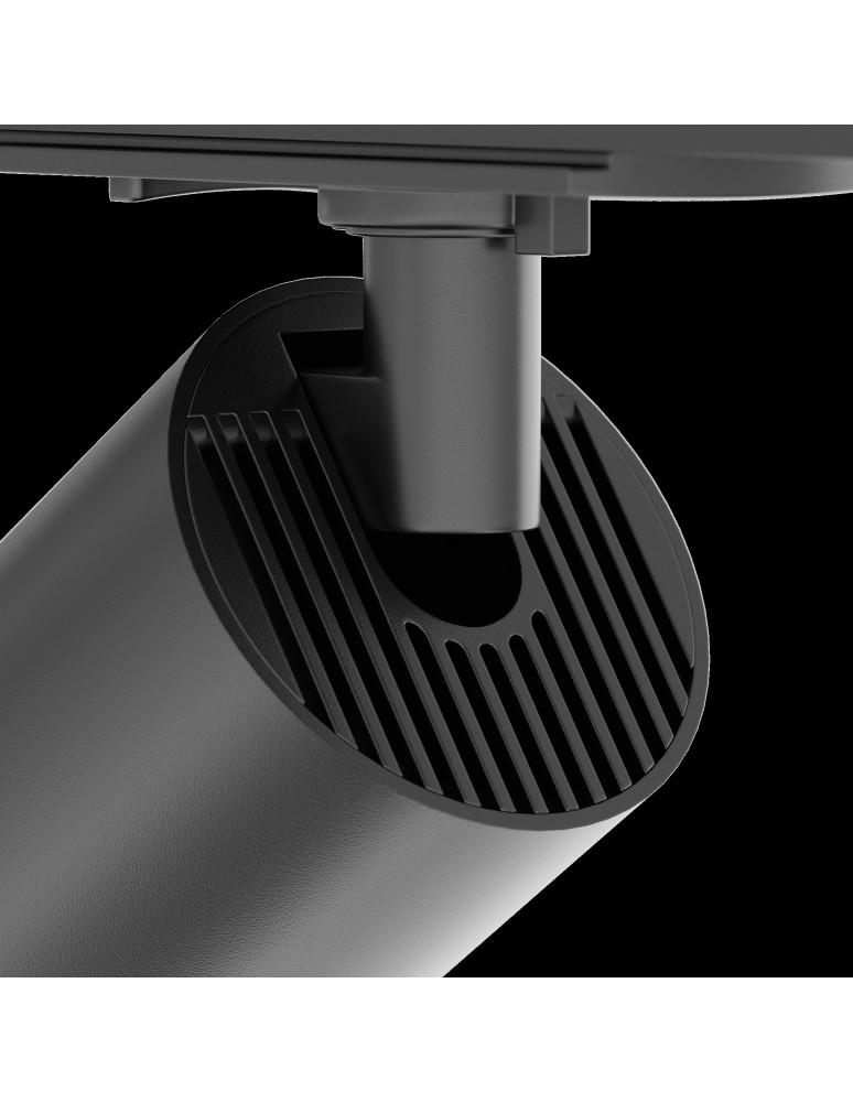 Lamps for 1 phase busbars - Maytoni Focus Zoom Spotlight for UNITY LED single circuit rail 12W 900lm 3000K Black TR021-1-12B3K-Z-B - product kolory-swiatla.pl 3