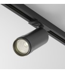 Lamps for 1 phase busbars - Maytoni Focus Zoom Spotlight for UNITY LED single circuit rail 12W 900lm 3000K Black TR021-1-12B3K-Z-D-B - product 1