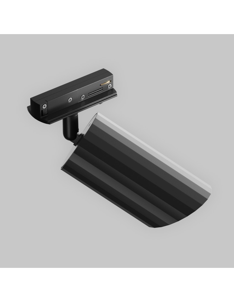 Lamps for 1 phase busbars - Maytoni Lipari UNITY Single Circuit Rail Spotlight 1xGU10 12W Black TR087-1-GU10-B. - product kolory-swiatla.pl 6