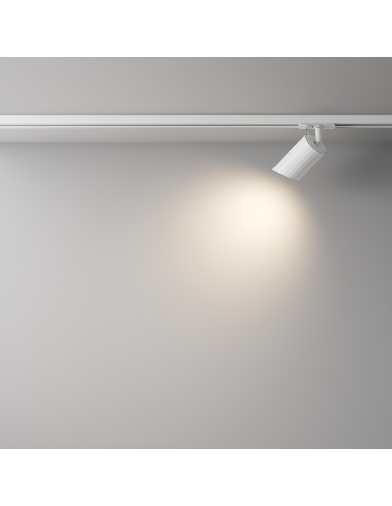 Lamps for 1 phase busbars - Maytoni Lipari UNITY Single-Circuit Rail Spotlight 1xGU10 12W White TR087-1-GU10-W. - product kolory-swiatla.pl 3