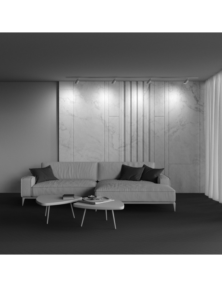 Lamps for 1 phase busbars - Maytoni Lipari UNITY Single-Circuit Rail Spotlight 1xGU10 12W White TR087-1-GU10-W. - product kolory-swiatla.pl 7