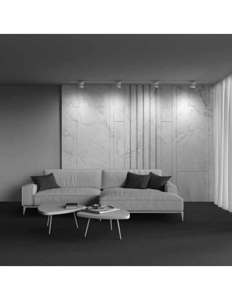 Lamps for 1 phase busbars - Maytoni ONDA UNITY LED 18W 1400lm 3000K White TR007-1-18W3K-W Single Circuit Rail Spotlight. - product kolory-swiatla.pl 8