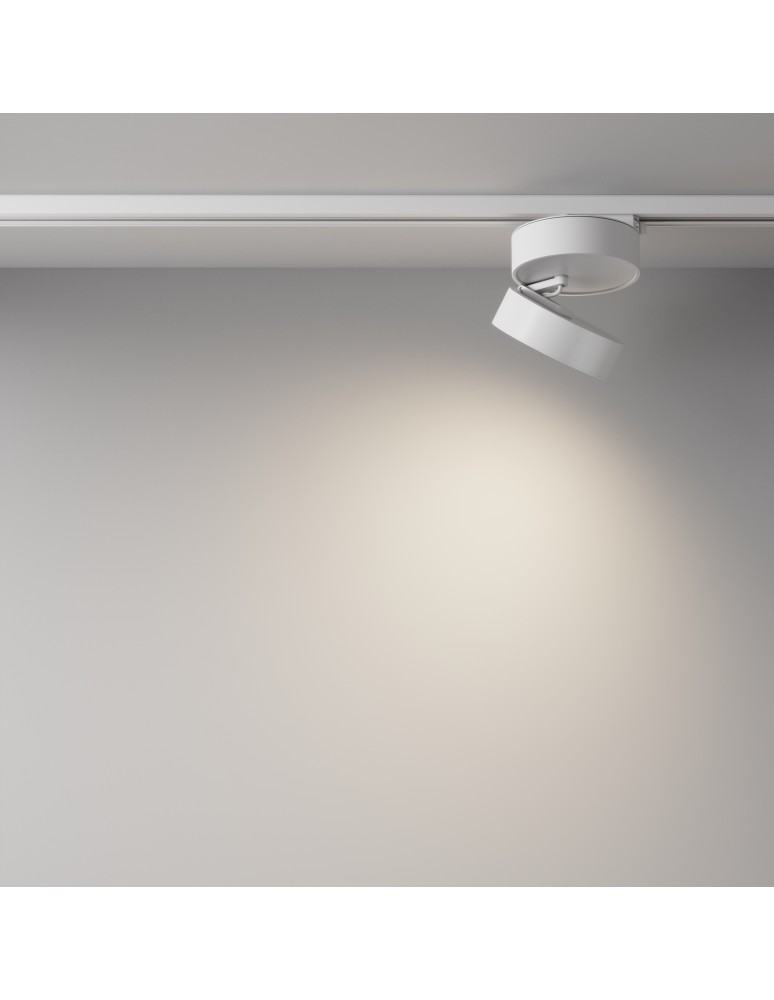 Lamps for 1 phase busbars - Maytoni ONDA UNITY LED 18W 1500lm 4000K White TR007-1-18W3K-W4K Single Circuit Rail Spotlight. - product kolory-swiatla.pl 3