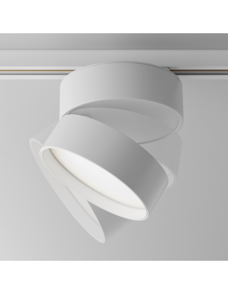 Lamps for 1 phase busbars - Maytoni ONDA UNITY LED 18W 1500lm 4000K White TR007-1-18W3K-W4K Single Circuit Rail Spotlight. - product kolory-swiatla.pl 6