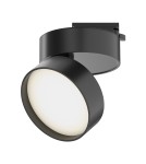 Lamps for 1 phase busbars - Maytoni ONDA UNITY LED Single Circuit Rail Spotlight 18W 1100lm 4000K Black TR007-1-18W3K-B4K - product 1