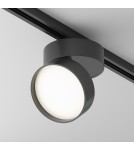 Lamps for 1 phase busbars - Maytoni ONDA UNITY LED Single Circuit Rail Spotlight 18W 1100lm 4000K Black TR007-1-18W3K-B4K - product 5