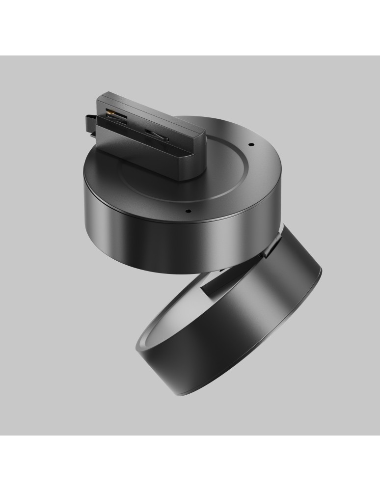 Lamps for 1 phase busbars - Maytoni ONDA UNITY LED Single Circuit Rail Spotlight 18W 1100lm 4000K Black TR007-1-18W3K-B4K - product kolory-swiatla.pl 6