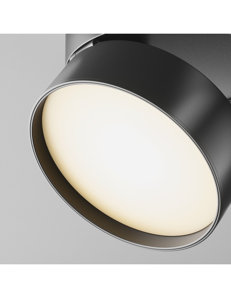 Lamps for 1 phase busbars - Maytoni ONDA UNITY LED 18W 1000lm 3000K Black TR007-1-18W3K-B Single Circuit Rail Spotlight. - product kolory-swiatla.pl 2