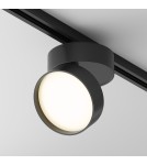 Lamps for 1 phase busbars - Maytoni ONDA UNITY LED 18W 1000lm 3000K Black TR007-1-18W3K-B Single Circuit Rail Spotlight. - product 4