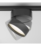 Lamps for 1 phase busbars - Maytoni ONDA UNITY LED 18W 1000lm 3000K Black TR007-1-18W3K-B Single Circuit Rail Spotlight. - product 6