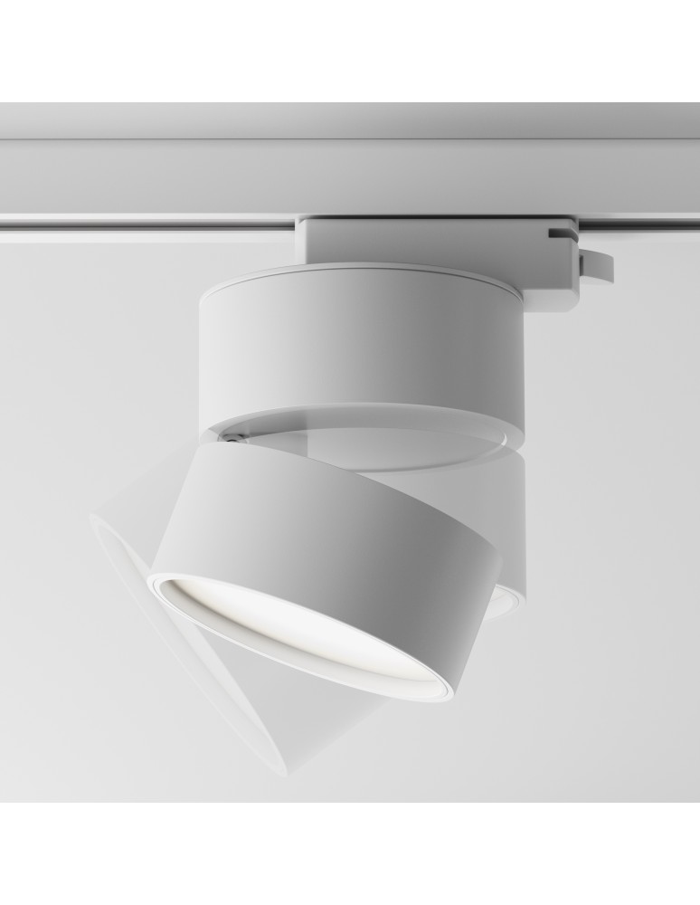 Lamps for 1 phase busbars - Maytoni ONDA UNITY LED 12W 900lm 4000K White TR007-1-12W4K-W Single Circuit Rail Spotlight. - product kolory-swiatla.pl 6
