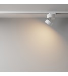 Lamps for 1 phase busbars - Maytoni ONDA UNITY LED 12W 850lm 3000K White TR007-1-12W3K-W Single Circuit Rail Spotlight. - product 3