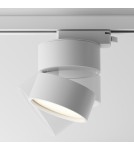 Lamps for 1 phase busbars - Maytoni ONDA UNITY LED 12W 850lm 3000K White TR007-1-12W3K-W Single Circuit Rail Spotlight. - product 6