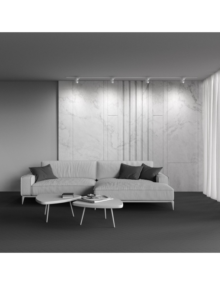 Lamps for 1 phase busbars - Maytoni ONDA UNITY LED 12W 850lm 3000K White TR007-1-12W3K-W Single Circuit Rail Spotlight. - product kolory-swiatla.pl 8