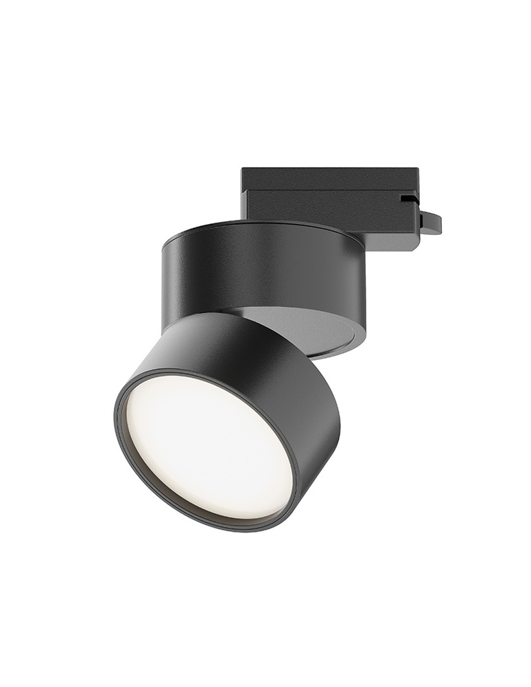 Lamps for 1 phase busbars - Maytoni ONDA UNITY LED 12W 700lm 4000K Black TR007-1-12W4K-B Single Circuit Rail Spotlight. - product kolory-swiatla.pl 1