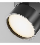 Lamps for 1 phase busbars - Maytoni ONDA UNITY LED 12W 650lm 3000K Black TR007-1-12W3K-B Single Circuit Rail Spotlight. - product 2