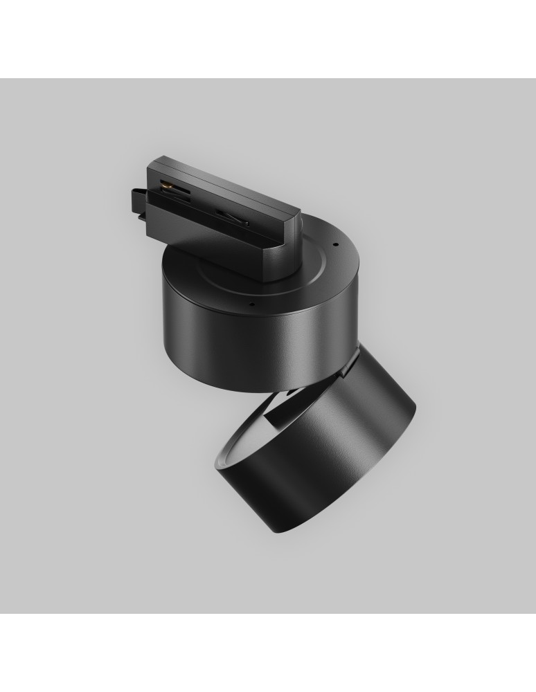 Lamps for 1 phase busbars - Maytoni ONDA UNITY LED 12W 650lm 3000K Black TR007-1-12W3K-B Single Circuit Rail Spotlight. - product kolory-swiatla.pl 5