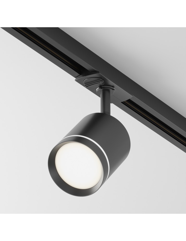 Lamps for 1 phase busbars - Maytoni Orlo UNITY LED 5W Single Circuit Rail Spotlight 200lm 4000K Black TR085-1-5W4K-B - product kolory-swiatla.pl 4