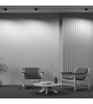 Lamps for 1 phase busbars - Maytoni Rim Spotlight for UNITY LED Single Circuit Rail 12W 650lm 3000K Black TR044-1-12W3K-B. - product 5