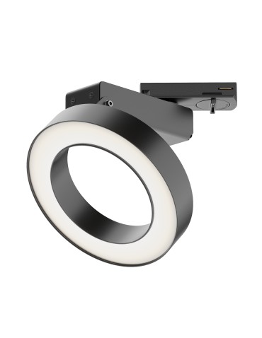 Maytoni Rim Spotlight for UNITY LED Single Circuit Rail 12W 650lm 4000K Black TR044-1-12W4K-B.