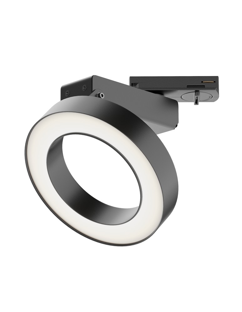 Lamps for 1 phase busbars - Maytoni Rim Spotlight for UNITY LED Single Circuit Rail 12W 650lm 4000K Black TR044-1-12W4K-B. - product kolory-swiatla.pl 1
