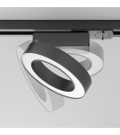 Lamps for 1 phase busbars - Maytoni Rim Spotlight for UNITY LED Single Circuit Rail 12W 650lm 4000K Black TR044-1-12W4K-B. - product 4
