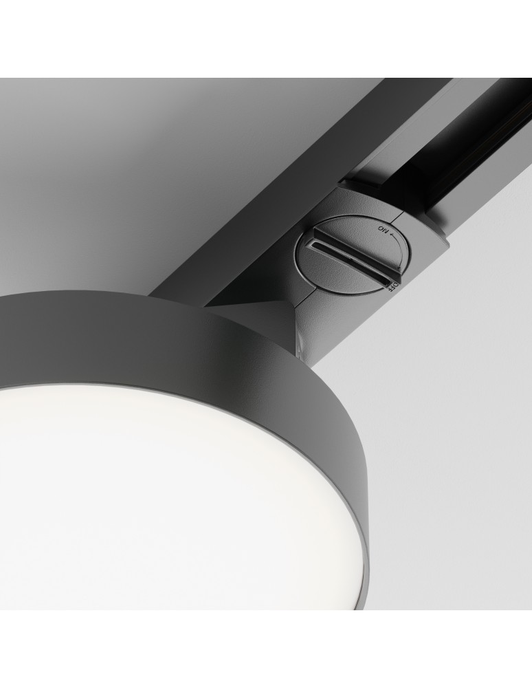 Lamps for 1 phase busbars - Maytoni Zon UNITY LED 12W 840lm 4000K Black TR043-1-12W4K-B Single Circuit Rail Spotlight. - product kolory-swiatla.pl 3