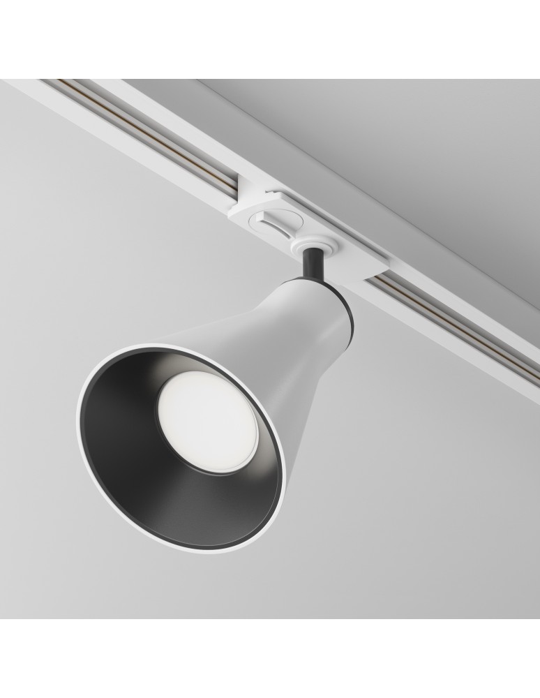 Lamps for 1 phase busbars - Maytoni Virar Spotlight for UNITY Single Circuit Bus 1xGU10 10W White TR022-1-GU10-W. - product kolory-swiatla.pl 3
